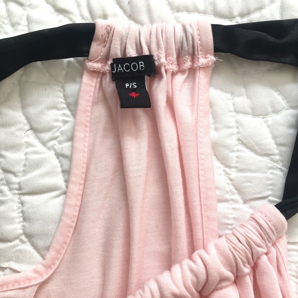 4/$15 Jacob Top Sleeveless Halter Mock Neck Tie Back  size S - Picture 3 of 3